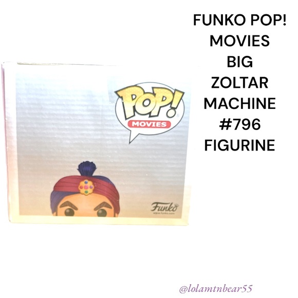 BRAND NEW FUNKO POP! MOVIES “BIG” ZOLTAR MACHINE #796 - GREAT COLLECTIBLE ICONIC - Picture 2 of 11